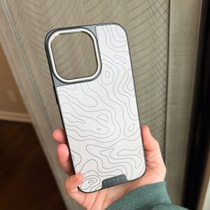 Burga Elite MagSafe iPhone 15 ProMax Phone Case - Black and Beige